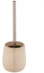 WC-Garnitur Mod. Sirmione, beige, keramik, edelstahl, 40x10.5 cm, mit schwarzem