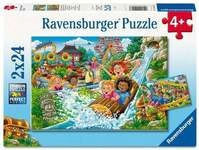 Kinderpuzzle 2x24 Teile - Vergn&uuml;gungspark
