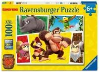 Kinderpuzzle 100 XXL Teile - Nintendo Super Mario - Die Affen sind los!