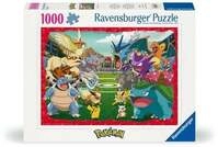 Erwachsenenpuzzle 1000 Teile - Pok&eacute;mon - Kr&auml;ftemessen