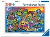 Erwachsenenpuzzle 3000 Teile - Sch&auml;tze der Welt