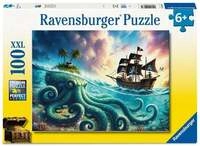Kinderpuzzle 100 XXL Teile - Der Schatz des Kraken