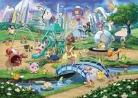 Erwachsenenpuzzle 1000 Teile - Pok&eacute;mon - Evoli im Park