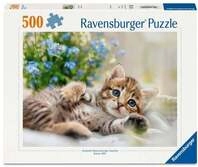 Erwachsenenpuzzle 500 Teile - S&uuml;&szlig;es K&auml;tzchen