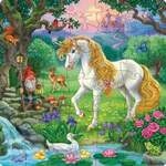 Kinderpuzzle 44 Teile - M&auml;rchenhaftes Einhorn