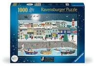 Weihnachtspuzzle 1000 Teile - Weihnachten am Hafen