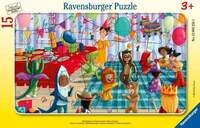 Kinderpuzzle 15 Teile - Kost&uuml;mparty