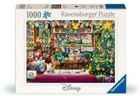 Erwachsenenpuzzle 1000 Teile - Disney - Disney Christmas Cafe