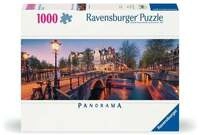 Erwachsenenpuzzle 1000 Teile - Abend in Amsterdam