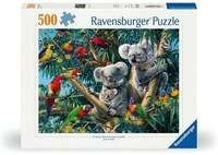 Erwachsenenpuzzle 500 Teile - Koalas im Baum