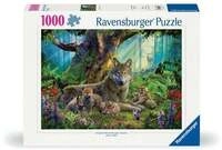 Erwachsenenpuzzle 1000 Teile - W&ouml;lfe im Wald