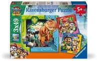 Kinderpuzzle 3x49 Teile - Paw Patrol 3 Dino Movie