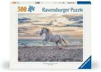 Erwachsenenpuzzle 500 Teile - Pferd am Strand