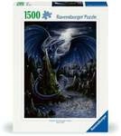 Erwachsenenpuzzle 1500 Teile - Der Schwarzblaue Drache