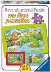 Puzzle Ravensburger Kleine Gartentiere 3 X 6 Teile