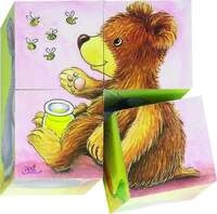 W&uuml;rfelpuzzle Tierkinder