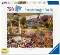 Erwachsenenpuzzle 750 Large Pieces - Entspannung auf der Veranda