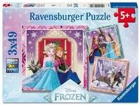 Kinderpuzzle 3x49 Teile - Disney Die Eisk&ouml;nigin - Disney Frozen