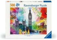 Erwachsenenpuzzle 500 Teile - Gr&uuml;&szlig;e aus London