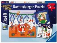 Kinderpuzzle 3x49 Teile - Weihnachtsmann & Co.KG - Weihnachtsmann & Co. KG
