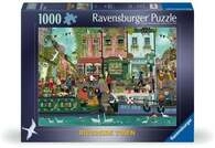 Erwachsenenpuzzle 1000 Teile - Stadt am Fluss