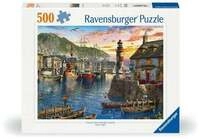 Erwachsenenpuzzle 500 Teile - Morgens am Hafen