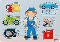 Steckpuzzle Automechaniker