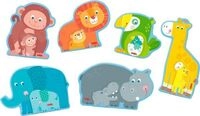 6 erste Puzzles - Tierfamilie