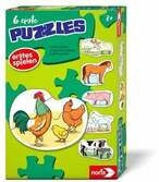 6 erste Puzzles &ndash; Bauernhoftiere