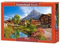 Castorland 500 Piece Jigsaw Puzzle, Kandersteg, Switzerland, Alps Puzzle; Mountain