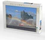 CALVENDO Puzzle Elbphilharmonie Regenbogen 1000 Teile Lege-Gr&ouml;&szlig;e 64x48cm