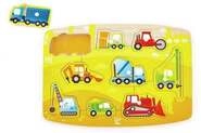 Hape Kinderpuzzle Baufahrzeuge