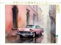 CALVENDO Puzzle Rosa, die perfekte Farbe f&uuml;r den Stra&szlig;enkreuzer 1000 Teile