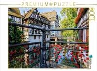 CALVENDO Puzzle Liebesschl&ouml;sser am Quai in Petite France 1000 Teile...
