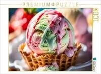 CALVENDO Puzzle Eiscreme - Verlockende Versuchung 1000 Teile Lege-Gr&ouml;&szlig;e...