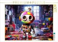 CALVENDO Puzzle Ein Motiv aus dem Kalender Die Welt der kleinen Robots 1000...