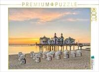 CALVENDO Puzzle Seebr&uuml;cke in Sellin auf R&uuml;gen bei Sonnenaufgang 1000 Teile