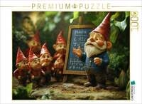 CALVENDO Puzzle Die geheime Schule der Gartenzwerge 1000 Teile Lege-Gr&ouml;&szlig;e...