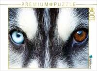 CALVENDO Puzzle Huskyaugen 1000 Teile Lege-Gr&ouml;&szlig;e 64x48cm Foto-Puzzle f&uuml;r