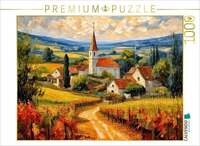 CALVENDO Puzzle Dorf in den Weinbergen 1000 Teile Lege-Gr&ouml;&szlig;e 64x48cm...