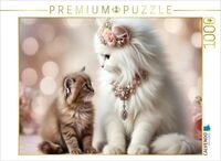 CALVENDO Puzzle Katzenmomente 1000 Teile Lege-Gr&ouml;&szlig;e 64x48cm Foto-Puzzle f&uuml;r