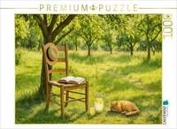 CALVENDO Puzzle Lesepause im Sommerlicht 1000 Teile Lege-Gr&ouml;&szlig;e 64x48cm...