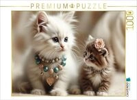 CALVENDO Puzzle Katzenmomente 1000 Teile Lege-Gr&ouml;&szlig;e 64x48cm Foto-Puzzle f&uuml;r