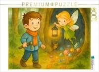 CALVENDO Puzzle Leuchtendes H&ouml;hlenabenteuer 1000 Teile Lege-Gr&ouml;&szlig;e 64x48cm