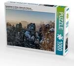 CALVENDO Puzzle Basteibr&uuml;cke im Winter, S&auml;chsische Schweiz 1000 Teile Lege-Gr&ouml;&szlig;e