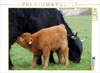 CALVENDO Puzzle Das hungrige Jungtier sch&auml;tzt nicht nur den Schutz durch die...