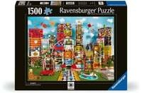 Erwachsenenpuzzle 1500 Teile - Eames House of Cards Fantasy