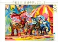CALVENDO Puzzle Elefanten aus Papier. Origami-Zirkus. 1000 Teile Lege-Gr&ouml;&szlig;e...