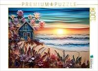 CALVENDO Puzzle Die letzten Sonnenstrahlen 1000 Teile Lege-Gr&ouml;&szlig;e 64x48cm