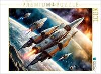 CALVENDO Puzzle Tri-Engine Cruiser V3 mit Begleitschutz auf Patrouille 1000...